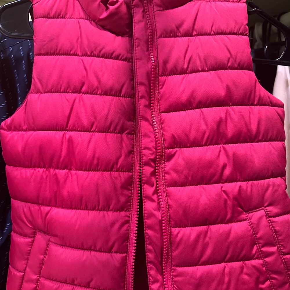 GAP Vibrant Red Quilted Vest